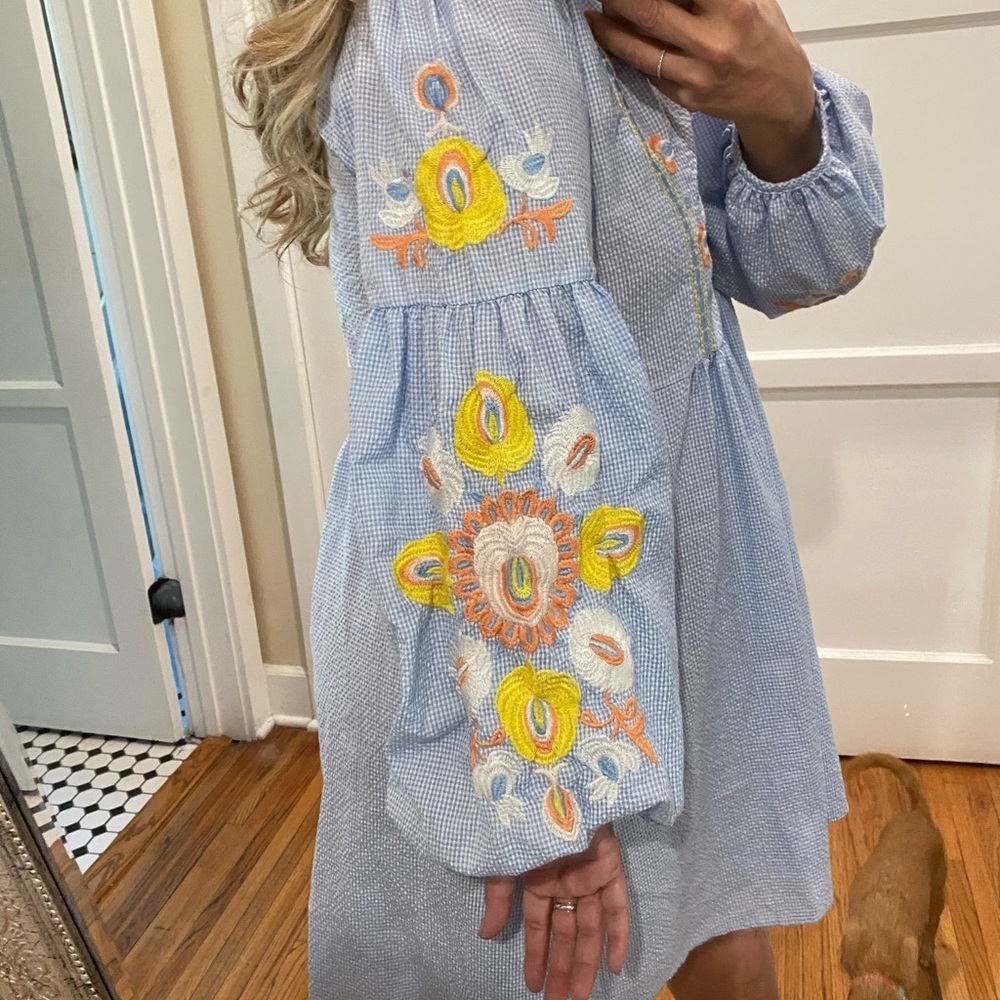 Boho chic tunic dress. One of a kind!